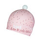 Beanie HEART pink