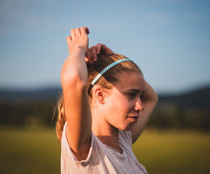 Hairband bjež SINGLE MAGENTA