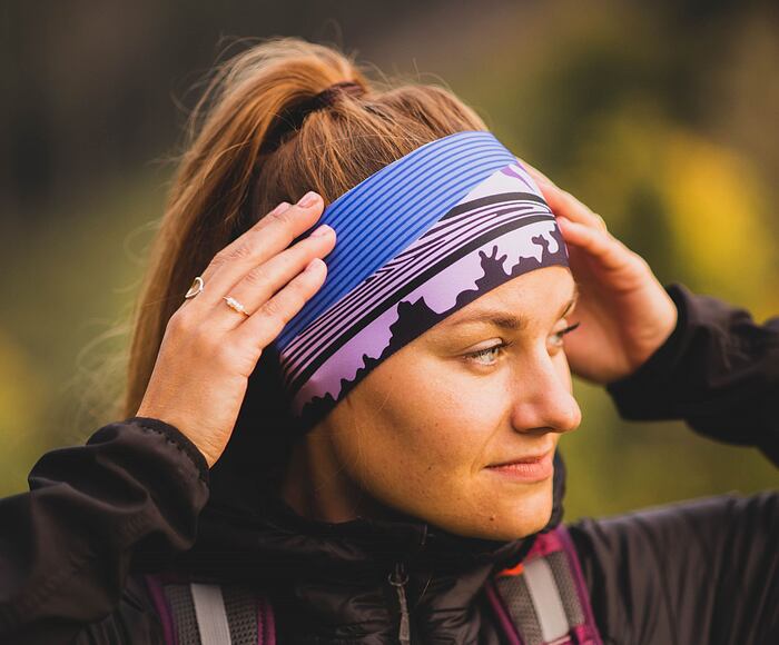 Headband bjež ACTIVE MOUNTAIN WIND
