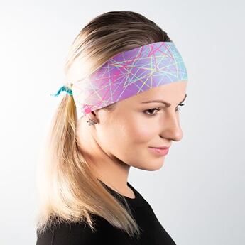 Headband bjež ACTIVE NET colour